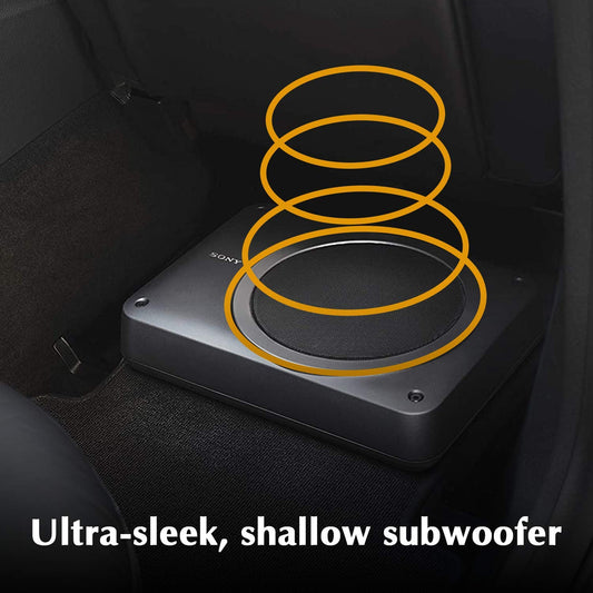Sony XS-AW8 8-inch 160-Watts RMS Underseat Car Subwoofer with Inbuilt Amplifier